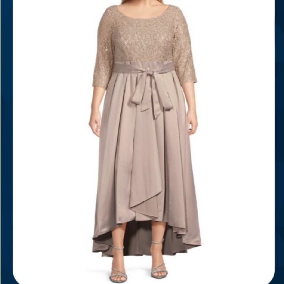 Alex Evenings dress, mother of the bride, high-low, plus size 20W, NWT - Picture 11 of 12